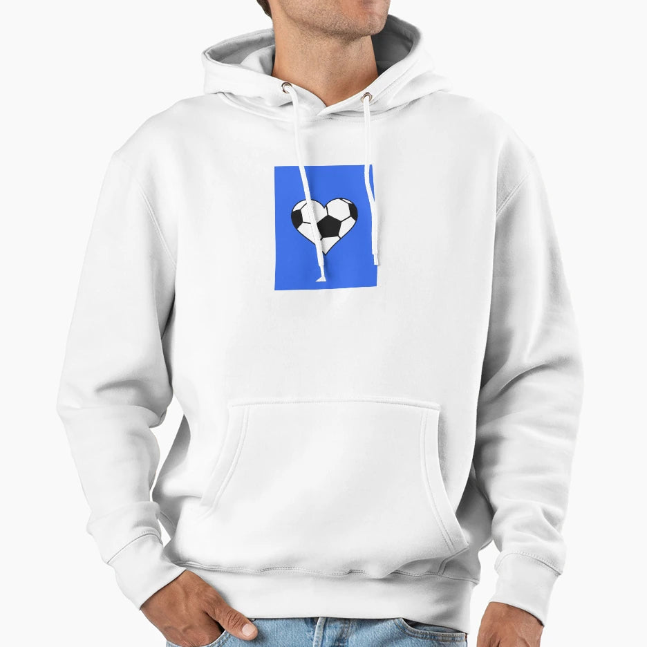 Love Football Hoodie - Custom Art Print Men Women - T-Shirt, Sweatshirt, Hoodie