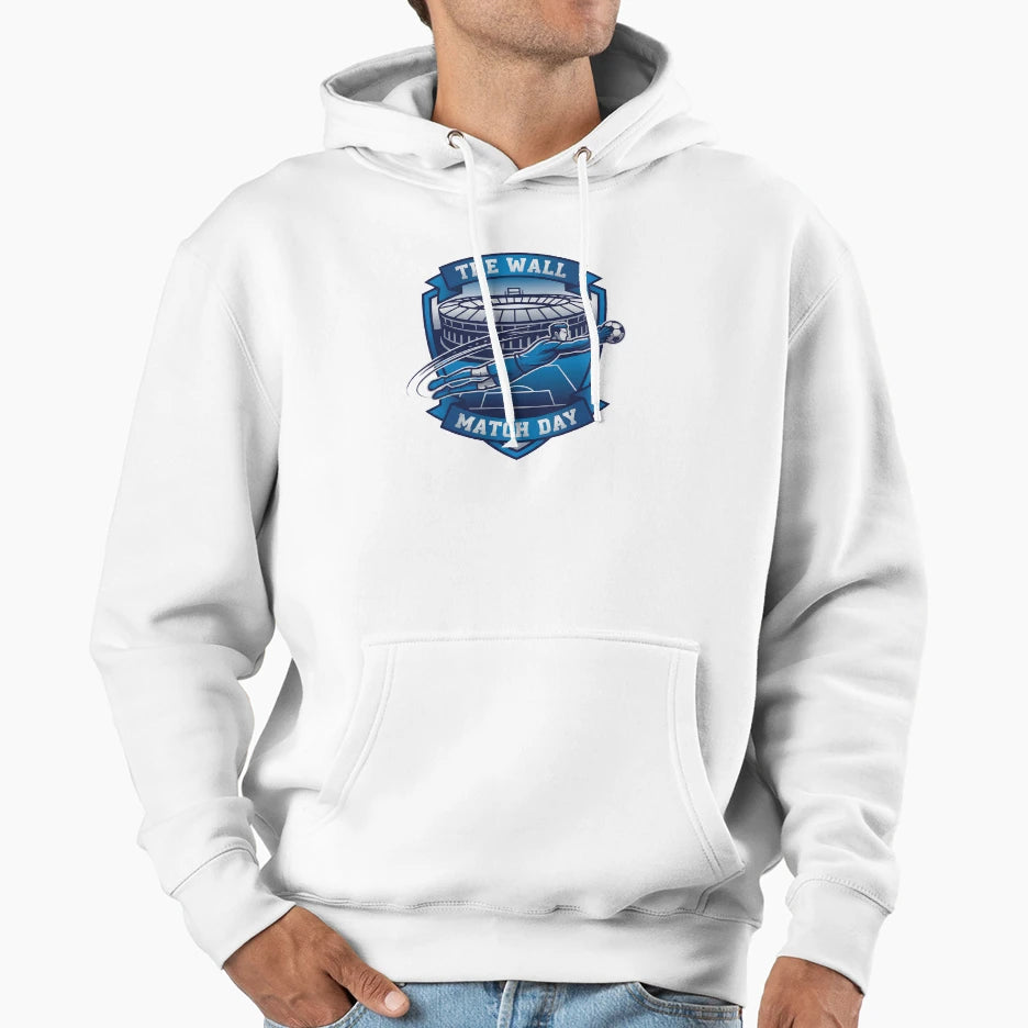 Wall Goalkeeper Soccer Mascot Sports Badge Hoodie - Custom Art Print Unisex - T-Shirt, Sweatshirt, Hoodie