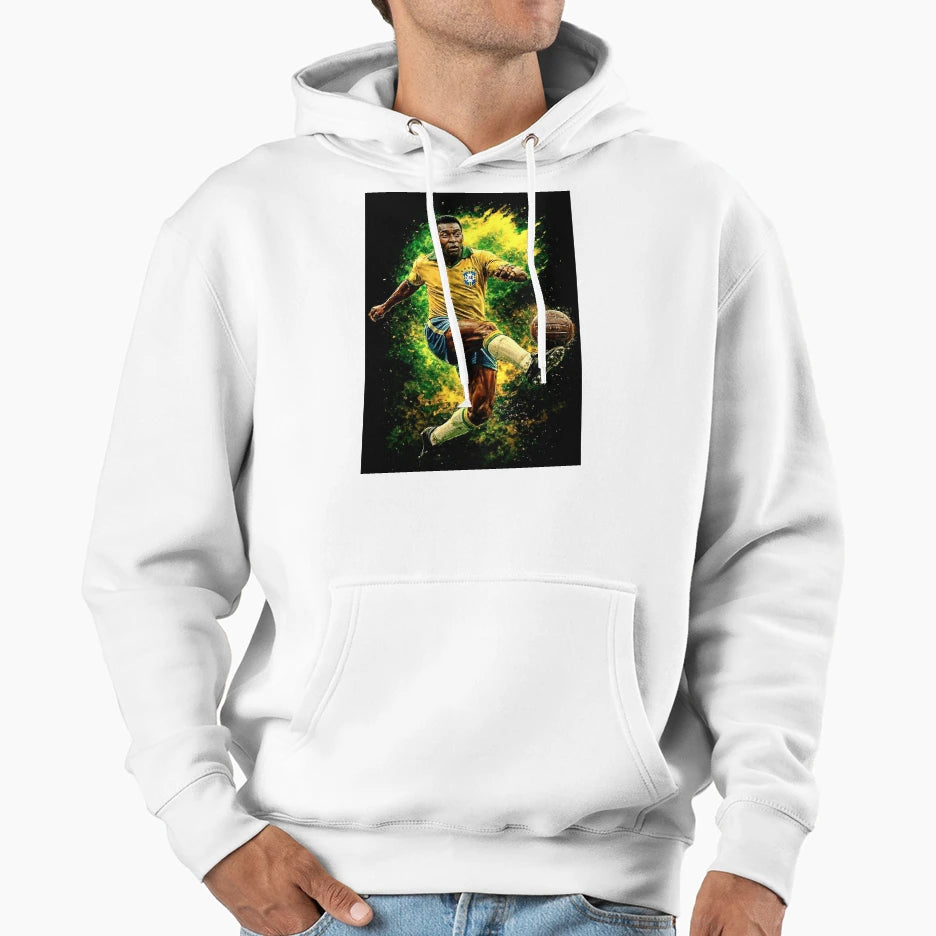 Pel Football Legend Pride Hoodie - Casual Everyday Wear Unisex - T-Shirt, Sweatshirt, Hoodie