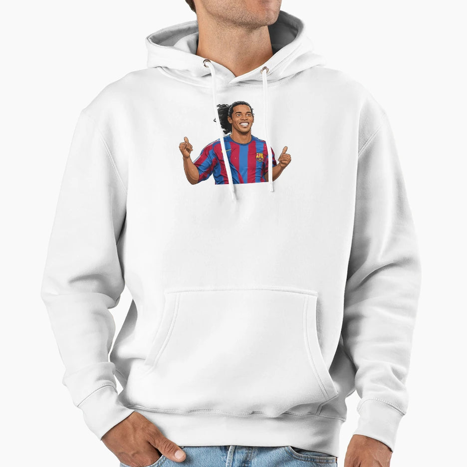 Magician Football Ronaldinho Hoodie - Trendy Graphic Men Women - T-Shirt, Sweatshirt, Hoodie