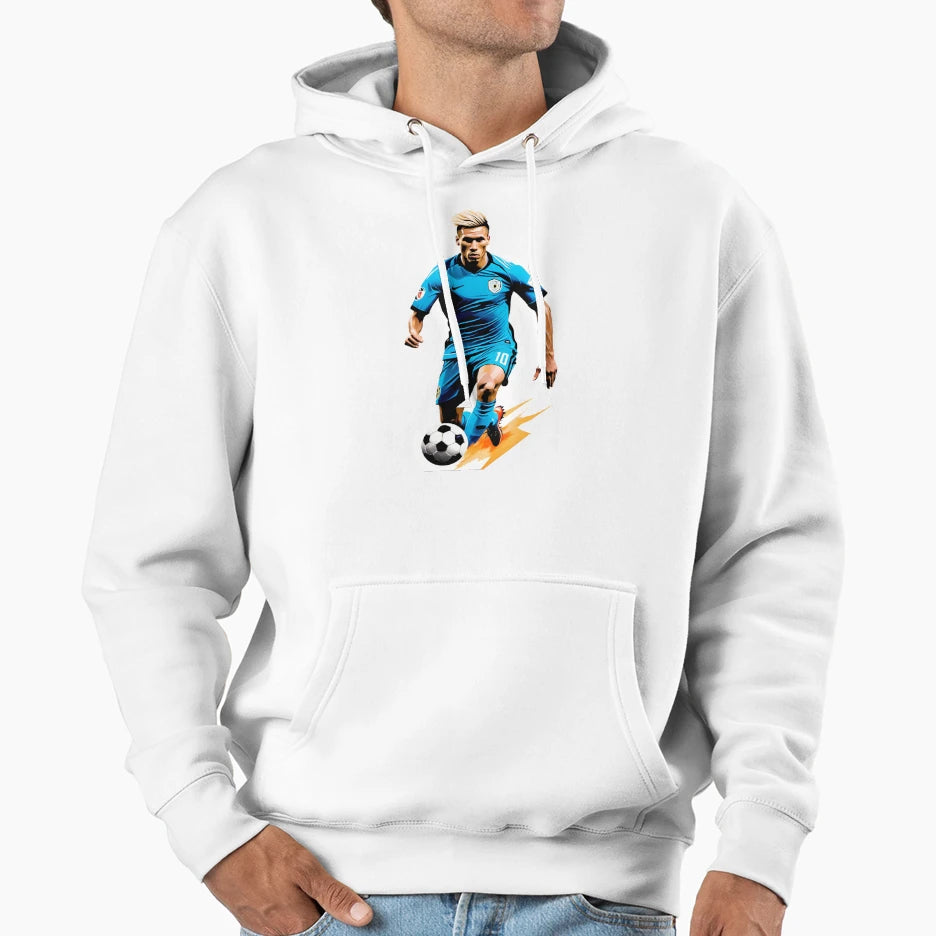 Football Soccer Player Athlete Game Hoodie - Graphic Print for Adults - T-Shirt, Sweatshirt, Hoodie