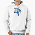 Shark Stylized Comic Art Hoodie - Trendy Graphic Men Women - T-Shirt, Sweatshirt, Hoodie