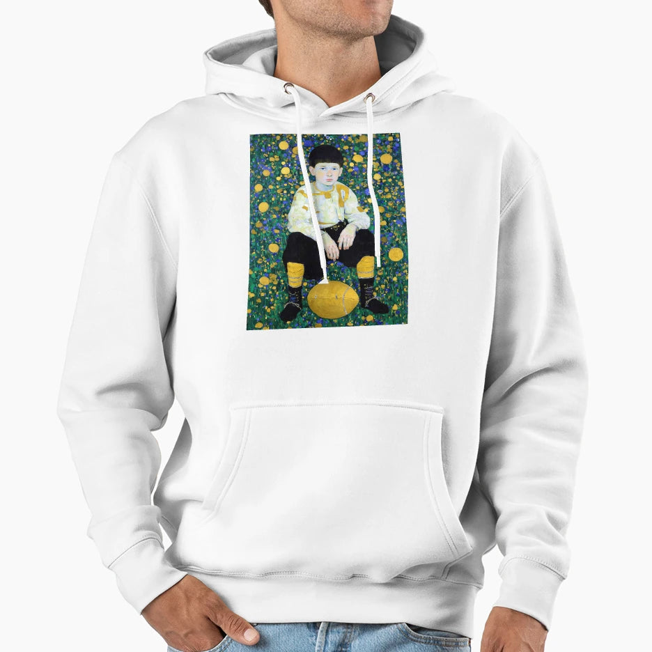 Young Football Ball Hoodie - Trendy Graphic Men Women - T-Shirt, Sweatshirt, Hoodie