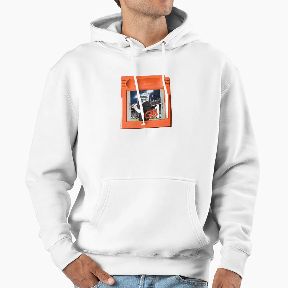 Football Cincinnati Hoodie - Novelty Apparel for Adults - T-Shirt, Sweatshirt, Hoodie