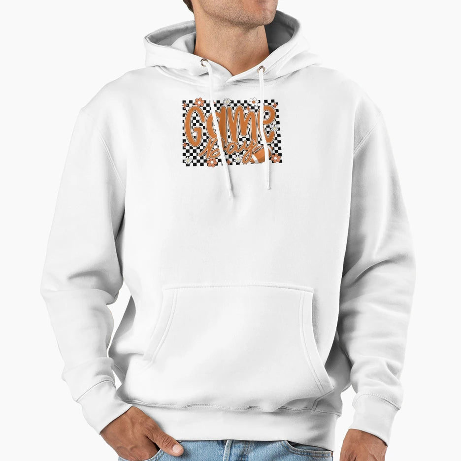 Football Checkered Game Day T-Shirt - Casual Everyday Wear Unisex - T-Shirt, Sweatshirt, Hoodie