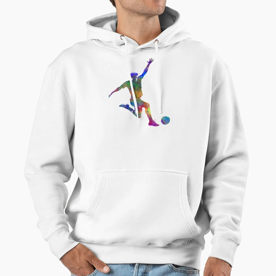 Soccer Football Player 05 Hoodie - Unique Graphic for Adults - T-Shirt, Sweatshirt, Hoodie