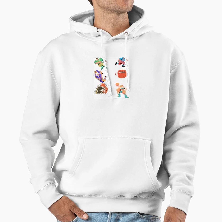 Rugby Hoodie - Graphic Print for Adults - T-Shirt, Sweatshirt, Hoodie