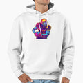 American Football Player Vaporwave 80S Hoodie - Unique Graphic Unisex - T-Shirt, Sweatshirt, Hoodie