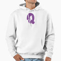Purple Graffiti Letter Q Hoodie - Custom Art Print Unisex - T-Shirt, Sweatshirt, Hoodie