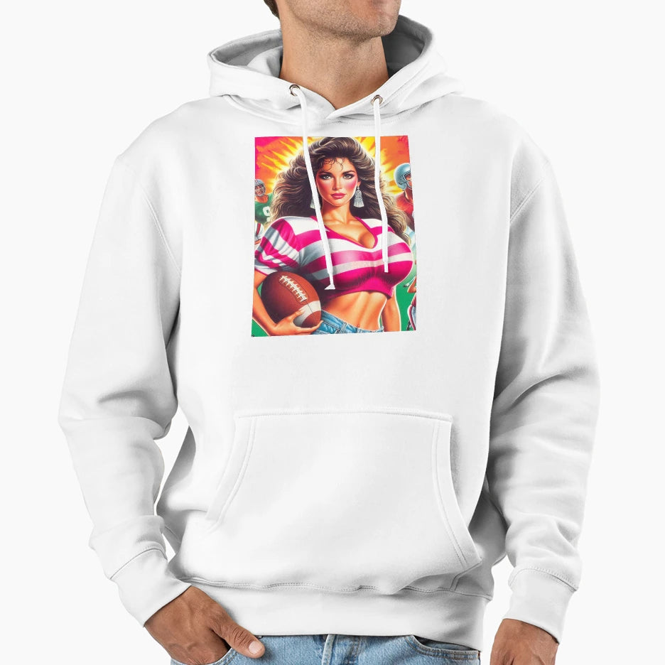 Football Hoodie - Minimalist Print Men Women - T-Shirt, Sweatshirt, Hoodie
