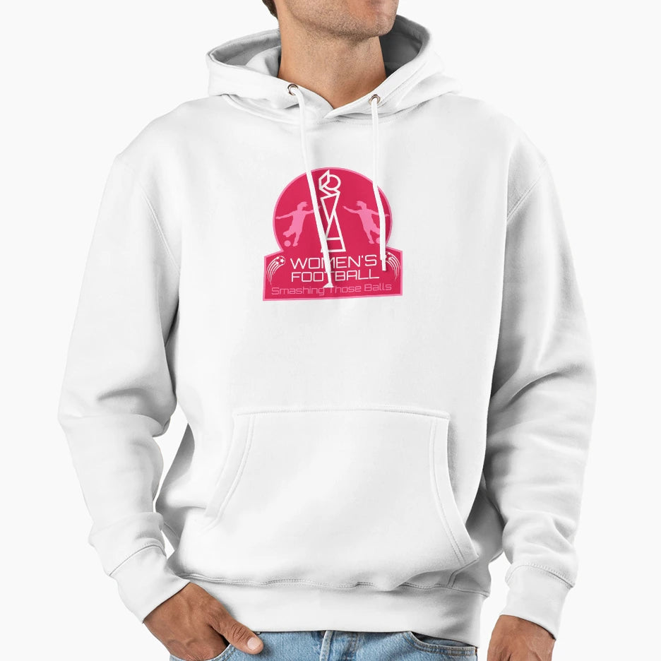 Womens Association Football Hoodie - Casual Everyday Wear Unisex - T-Shirt, Sweatshirt, Hoodie