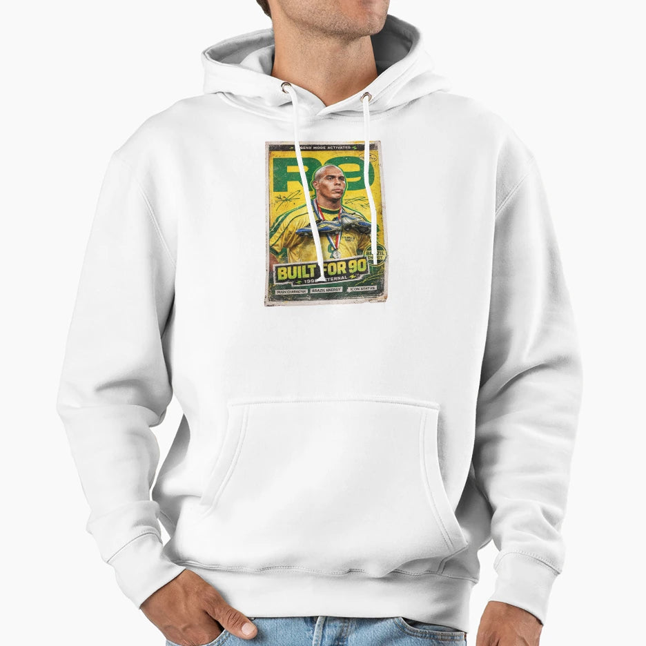 Brazilian Legend Striker Built 90 Hoodie - Unique Graphic Unisex - T-Shirt, Sweatshirt, Hoodie