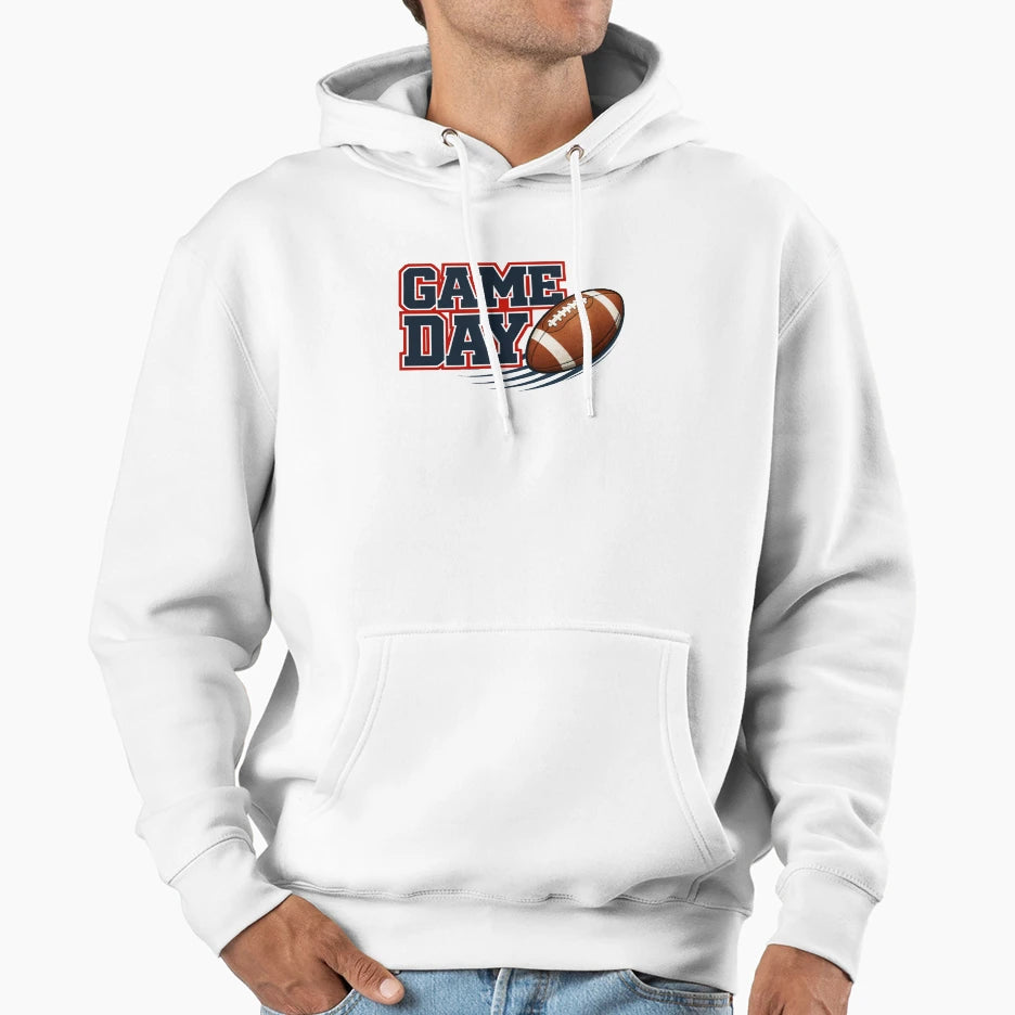 Game Day Football Hoodie - Fun Novelty Design Unisex - T-Shirt, Sweatshirt, Hoodie