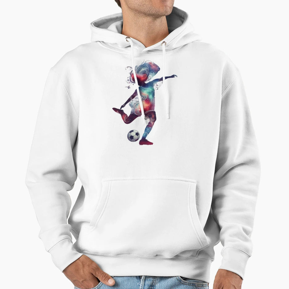 Soccer Hoodie - Aesthetic Graphic for Adults - T-Shirt, Sweatshirt, Hoodie