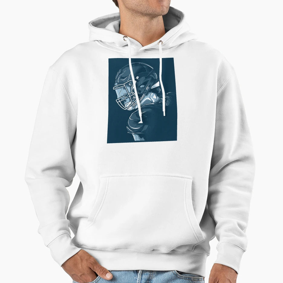 Football Player Hoodie - Trendy Graphic Unisex - T-Shirt, Sweatshirt, Hoodie