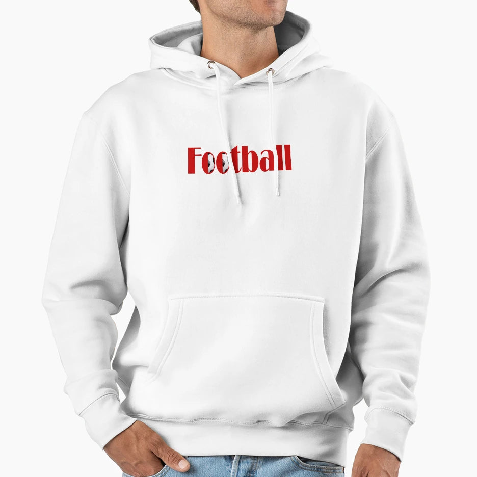 Football Hoodie - Fun Novelty Design Men Women - T-Shirt, Sweatshirt, Hoodie