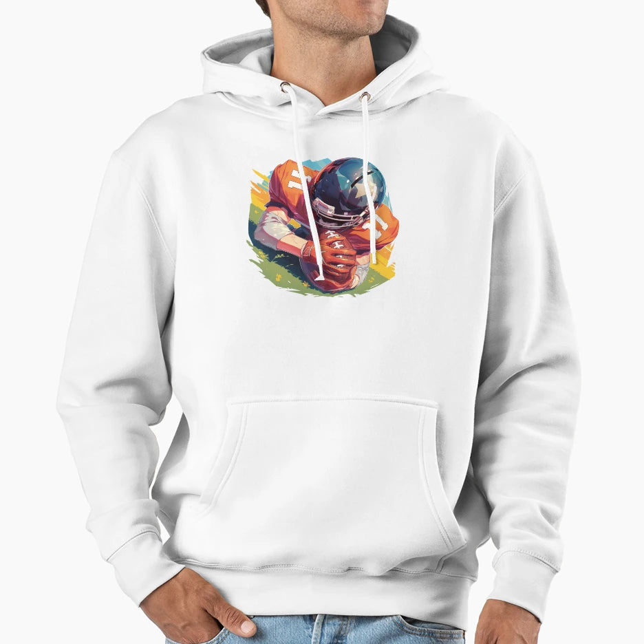Football Hoodie - Aesthetic Graphic Unisex - T-Shirt, Sweatshirt, Hoodie