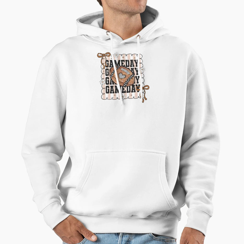 Game Day Hoodie - Graphic Print Men Women - T-Shirt, Sweatshirt, Hoodie