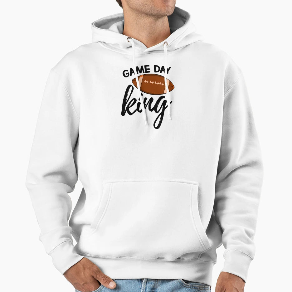 Game Day King Hoodie - Custom Art Print for Adults - T-Shirt, Sweatshirt, Hoodie
