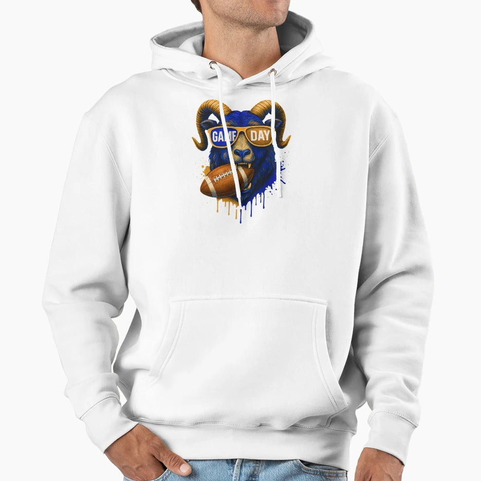 Rams Game Day Whose House Rams House T-Shirt - Aesthetic Graphic for Adults - T-Shirt, Sweatshirt, Hoodie