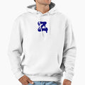 Glossy Dark Blue Liquid Letter Z Hoodie - Custom Art Print Unisex - T-Shirt, Sweatshirt, Hoodie