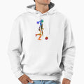 Playing Soccer Football Player Hoodie - Novelty Apparel for Adults - T-Shirt, Sweatshirt, Hoodie