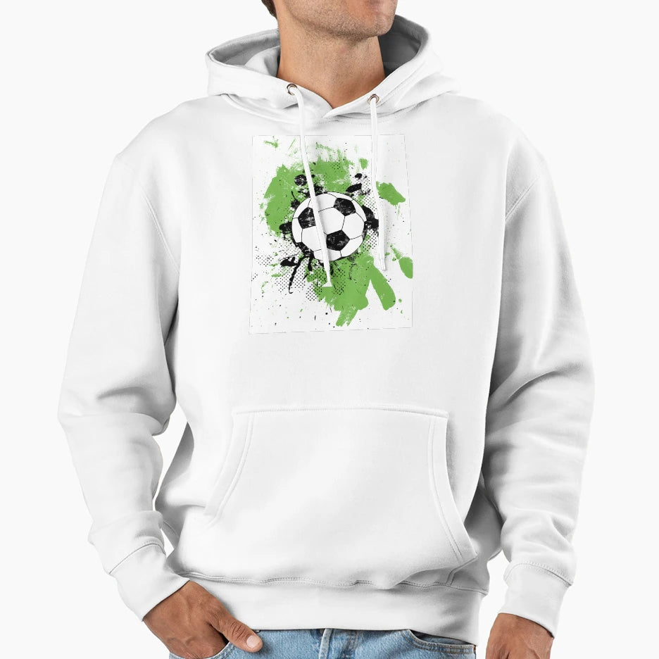Painting World Soccer Hoodie - Novelty Apparel Unisex - T-Shirt, Sweatshirt, Hoodie