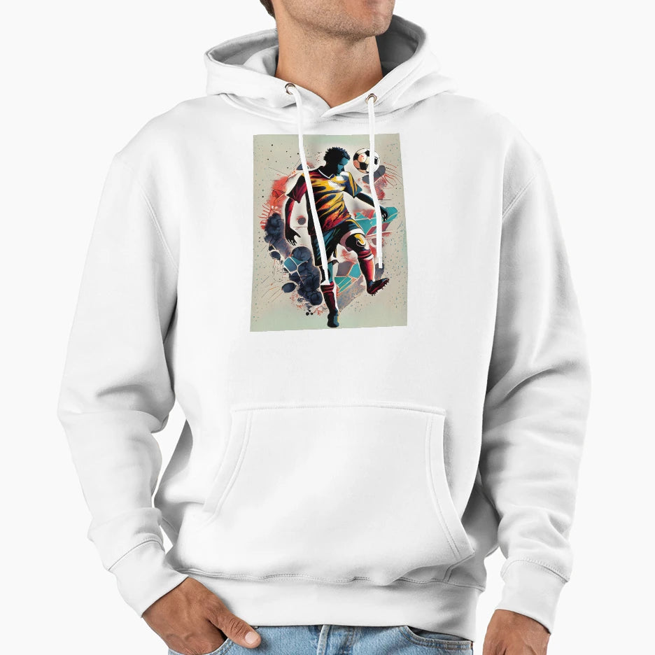 World Class Soccer Star Action Hoodie - Trendy Graphic Unisex - T-Shirt, Sweatshirt, Hoodie