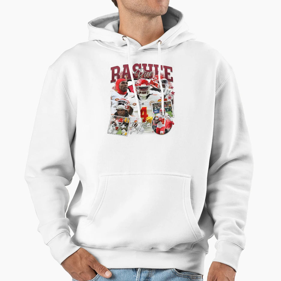Dynamic Football Collage Game Day Hoodie - Fun Novelty Design Men Women - T-Shirt, Sweatshirt, Hoodie
