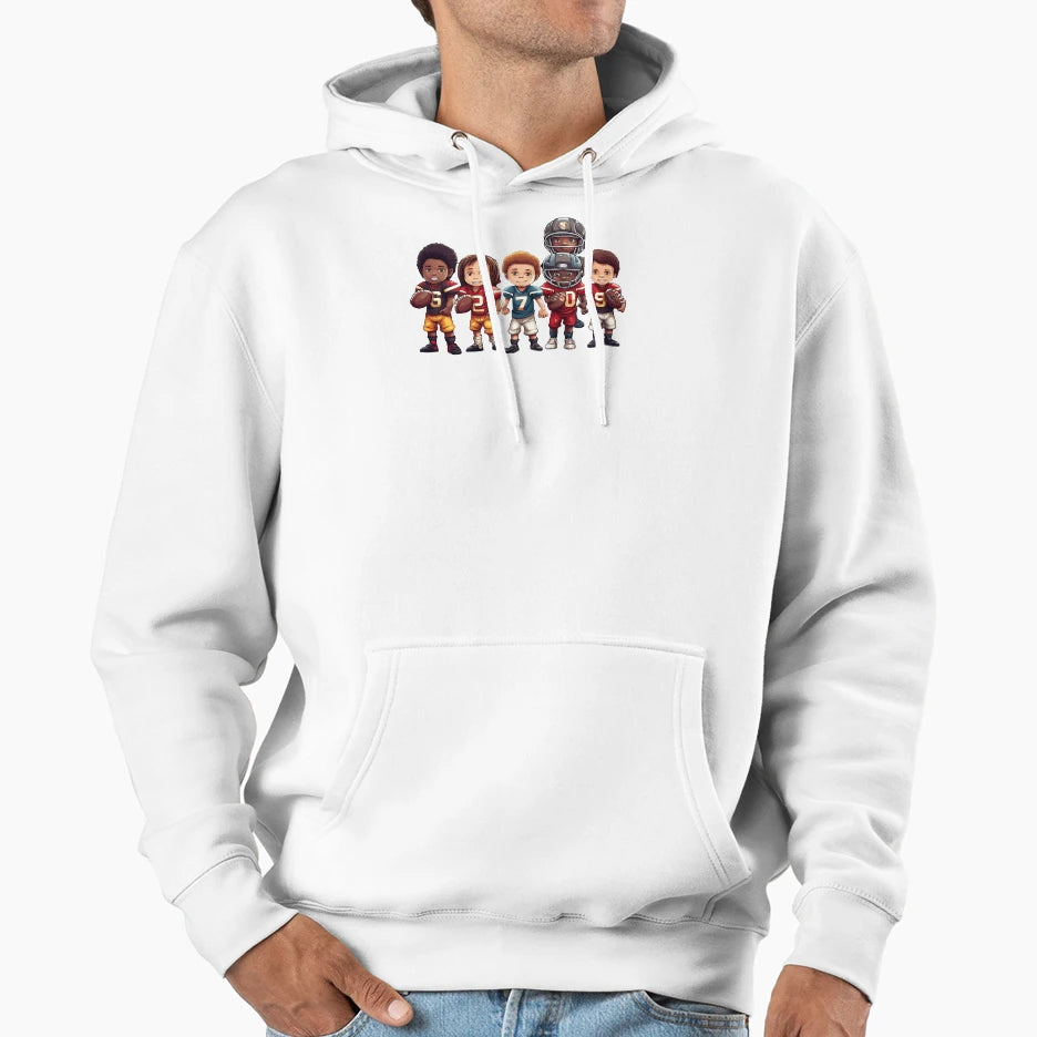 Football Hoodie - Graphic Print Men Women - T-Shirt, Sweatshirt, Hoodie
