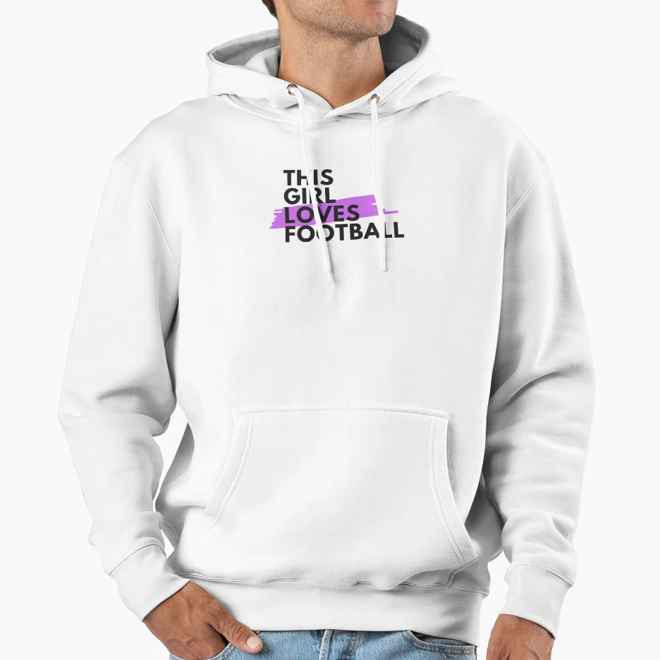This Loves Football Hoodie - Novelty Apparel Unisex - T-Shirt, Sweatshirt, Hoodie