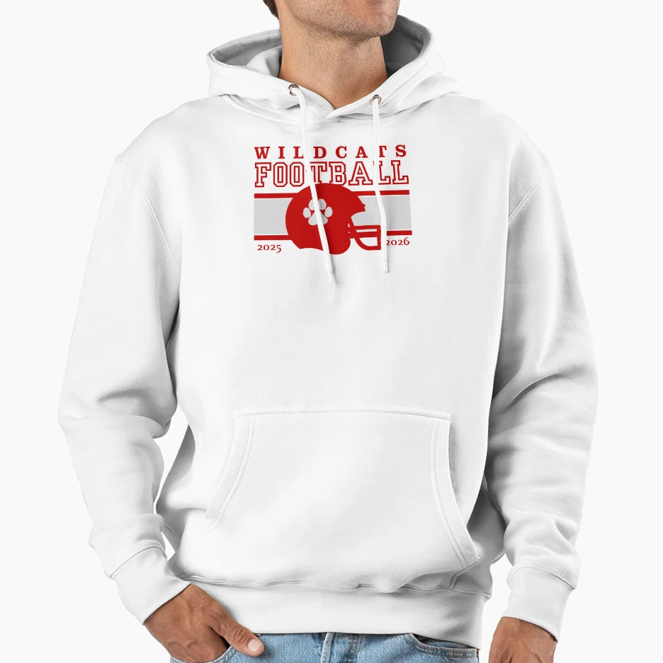 Wildcats Football 2025 2026 Hoodie - Aesthetic Graphic for Adults - T-Shirt, Sweatshirt, Hoodie