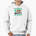 I Tackled 100 Day School Football Hoodie - Streetwear Style for Adults - T-Shirt, Sweatshirt, Hoodie