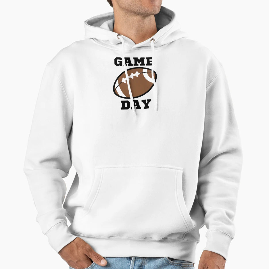 Football Game Day Hoodie - Minimalist Print Unisex - T-Shirt, Sweatshirt, Hoodie