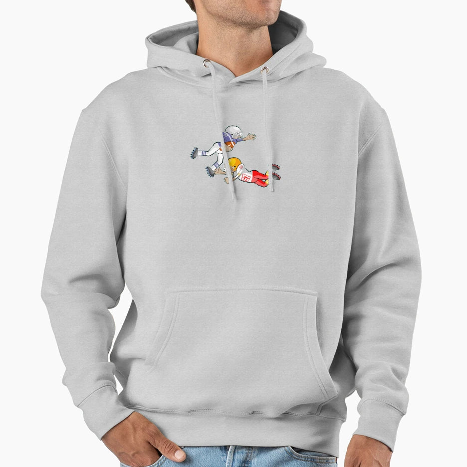 American Football Cartoon 16 41 Hoodie - Custom Art Print Unisex - T-Shirt, Sweatshirt, Hoodie