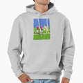 American Football Player Running Ball Hoodie - Unique Graphic Men Women - T-Shirt, Sweatshirt, Hoodie