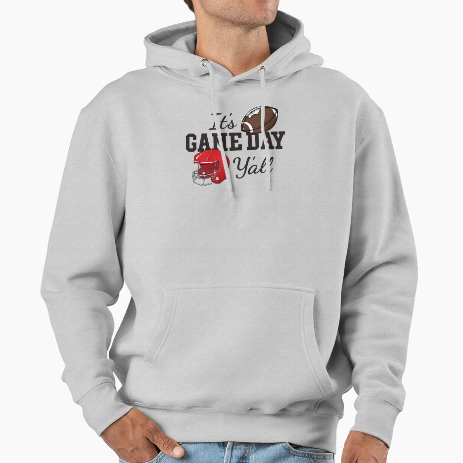 Football Its Game Day Yall Hoodie - Custom Art Print for Adults - T-Shirt, Sweatshirt, Hoodie