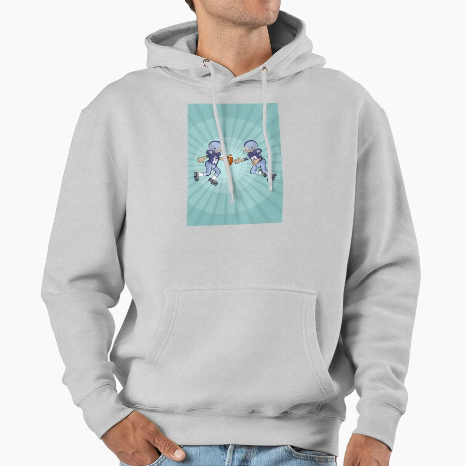 Football Players Celebrate Goal Hoodie - Custom Art Print for Adults - T-Shirt, Sweatshirt, Hoodie
