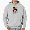 Footballmom Messy Bun Mom Womens Hoodie - Trendy Graphic for Adults - T-Shirt, Sweatshirt, Hoodie