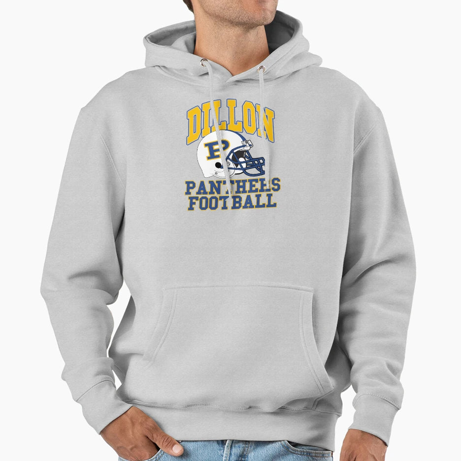 Dillon Panthers Football Hoodie - Minimalist Print for Adults - T-Shirt, Sweatshirt, Hoodie