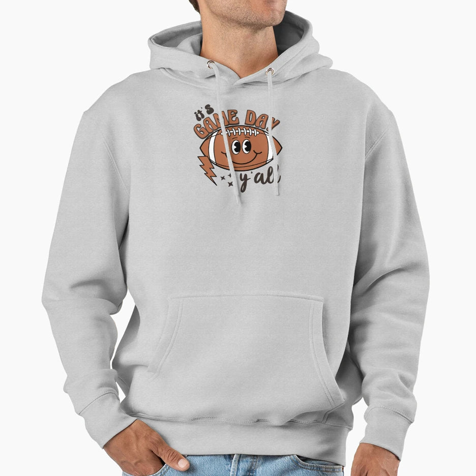 Its Game Day Yall Hoodie - Novelty Apparel for Adults - T-Shirt, Sweatshirt, Hoodie