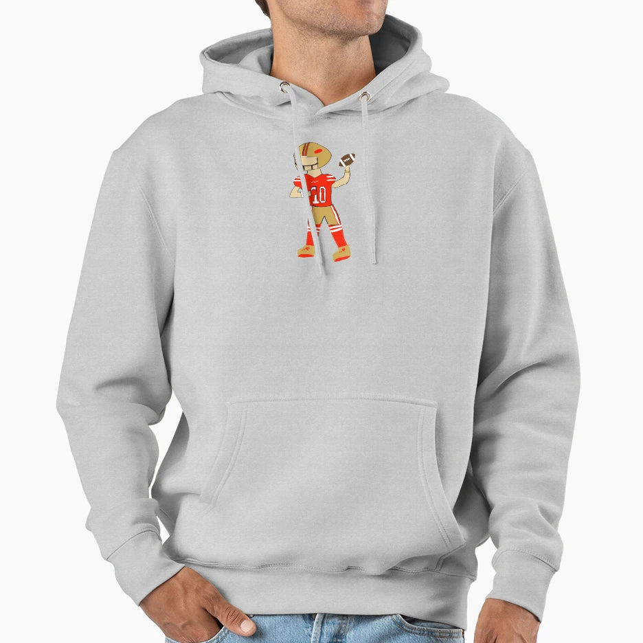Quarterback Hoodie - Custom Art Print for Adults - T-Shirt, Sweatshirt, Hoodie