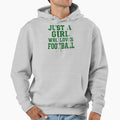 Just Who Loves Football Hoodie - Aesthetic Graphic Men Women - T-Shirt, Sweatshirt, Hoodie