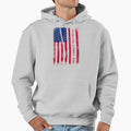 God Family Football Pro Us Flag Dad Hoodie - Minimalist Print for Adults - T-Shirt, Sweatshirt, Hoodie