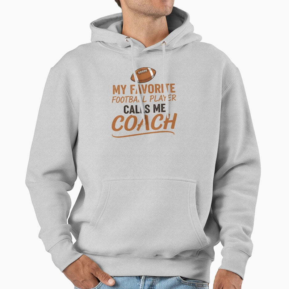 My Favorite Football Player Calls Me Papo Hoodie - Graphic Print Unisex - T-Shirt, Sweatshirt, Hoodie