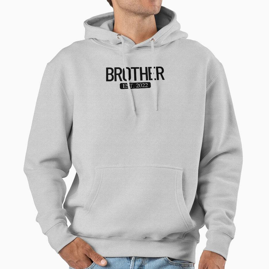 Brother Est 2022 New Bigger Brother 2022 Hoodie - Unique Graphic Men Women - T-Shirt, Sweatshirt, Hoodie