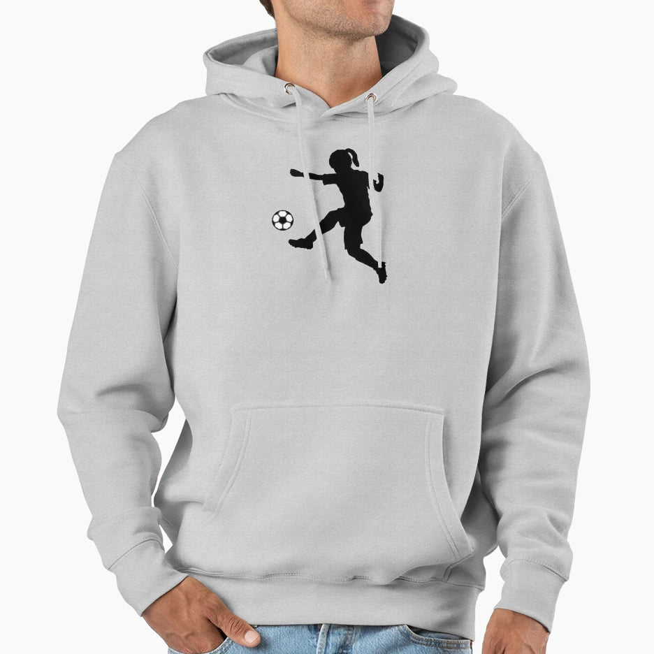 Soccer Player Hoodie - Unique Graphic for Adults - T-Shirt, Sweatshirt, Hoodie
