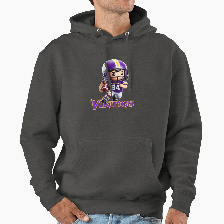 Minnesota Vikings 3 Hoodie - Custom Art Print Men Women - T-Shirt, Sweatshirt, Hoodie