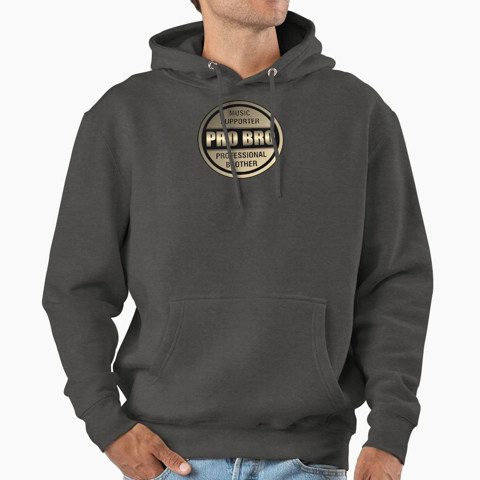 Pro Bro Titanium Hoodie - Minimalist Print Unisex - T-Shirt, Sweatshirt, Hoodie