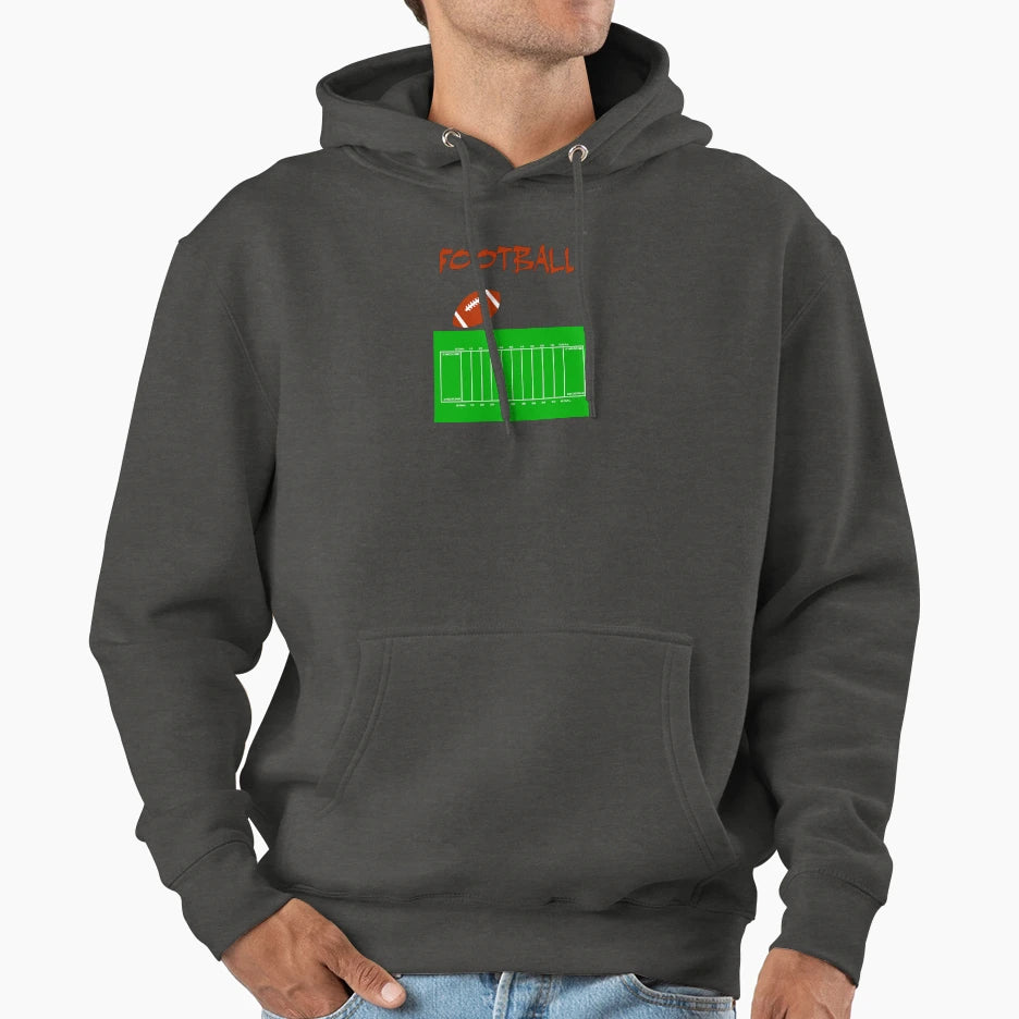 Football 2 Hoodie - Trendy Graphic Men Women - T-Shirt, Sweatshirt, Hoodie